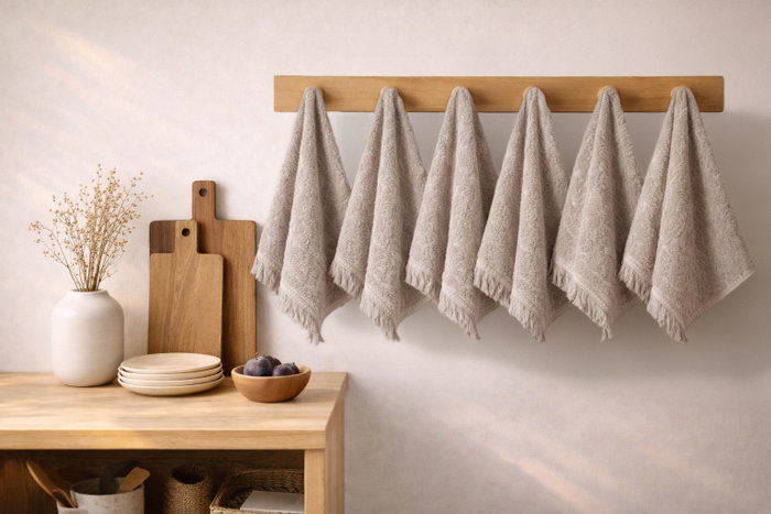 Mijolnir Juego de Toallas de Lavado Textured - Mink Mijolnir Juego de Toallas de Lavado Textured - Mink